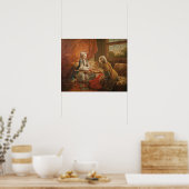 Madame de Pompadour in der Rolle des Wahrsagers Poster (Küche)