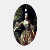 ♥ Madame de Pompadour –Jeanne-Antoinette Poisson ♥ Keramik Ornament (Rechts)