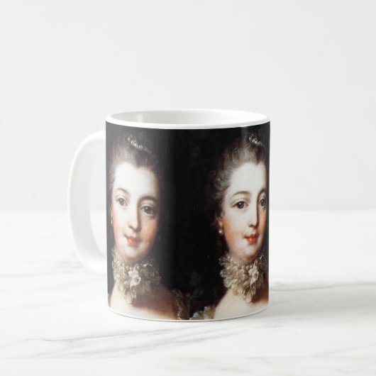 Madame de Pompadour Kaffeetasse (Vorderseite Links)