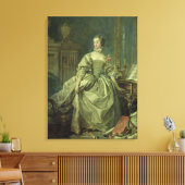 Madame de Pompadour Leinwanddruck (Insitu (Wohnzimmer))