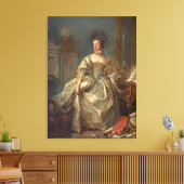 Madame de Pompadour Leinwanddruck (Insitu (Wohnzimmer))