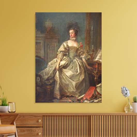 Madame de Pompadour Leinwanddruck (Insitu (Wohnzimmer))
