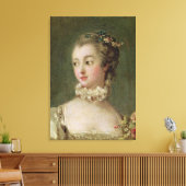 Madame de Pompadour Leinwanddruck (Insitu (Wohnzimmer))