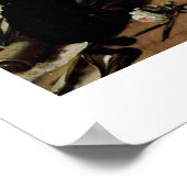 Madame de Pompadour Portrait von Francois Boucher Poster (Ecke)