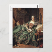 Madame de Pompadour Postkarte (Vorne/Hinten)