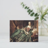 Madame de Pompadour Postkarte (Stehend Vorderseite)