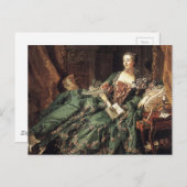Madame de Pompadour Postkarte (Vorne/Hinten)