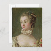 Madame de Pompadour Postkarte (Vorne/Hinten)