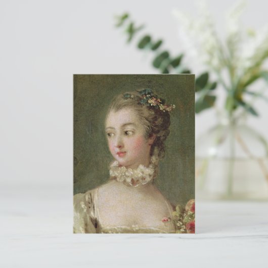 Madame de Pompadour Postkarte (Stehend Vorderseite)