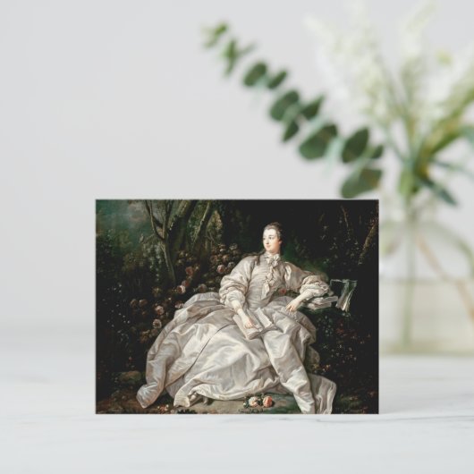 Madame de Pompadour Postkarte (Stehend Vorderseite)