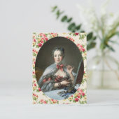 Madame de Pompadour Postkarte (Stehend Vorderseite)