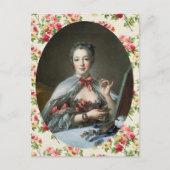 Madame de Pompadour Postkarte (Vorderseite)