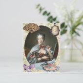 Madame de Pompadour Postkarte (Stehend Vorderseite)