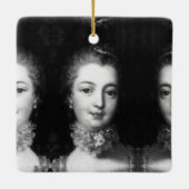 ♥ Madame de Pompadour shabby chic ♥ Keramikornament (Rückseite)