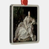 Madame de Pompadour Silbernes Ornament (Rechts)
