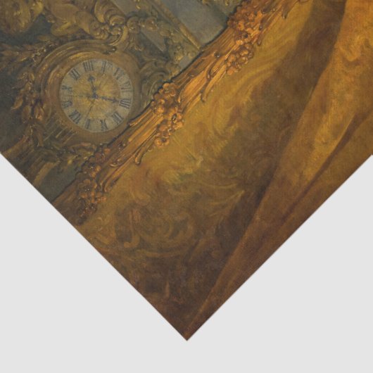 Madame de Pompadour von Francois Boucher Seidenpapier (Detail)