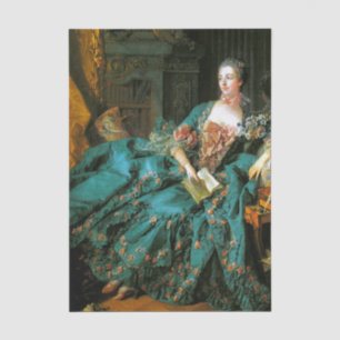 Madame de Pompadour von Francois Boucher Seidenpapier