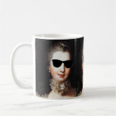 ♥ Madame de Pompadour with sunglasses crazy ♥ Kaffeetasse (Links)
