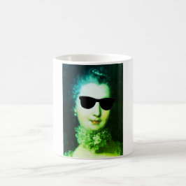 ♥ Madame de Pompadour with sunglasses crazy ♥ Kaffeetasse