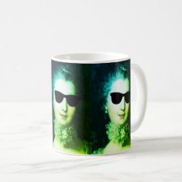 ♥ Madame de Pompadour with sunglasses crazy ♥ Kaffeetasse