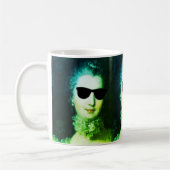 ♥ Madame de Pompadour with sunglasses crazy ♥ Kaffeetasse (Links)
