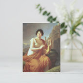 Madame de Stael als Corinne, 1809 Postkarte (Stehend Vorderseite)