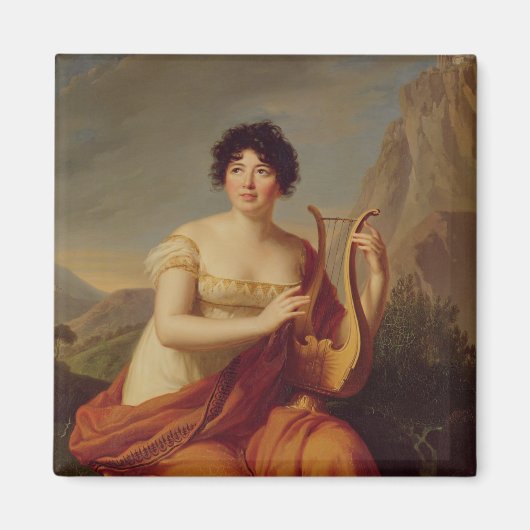 Madame de Stael als Corinne Magnet (Vorne)