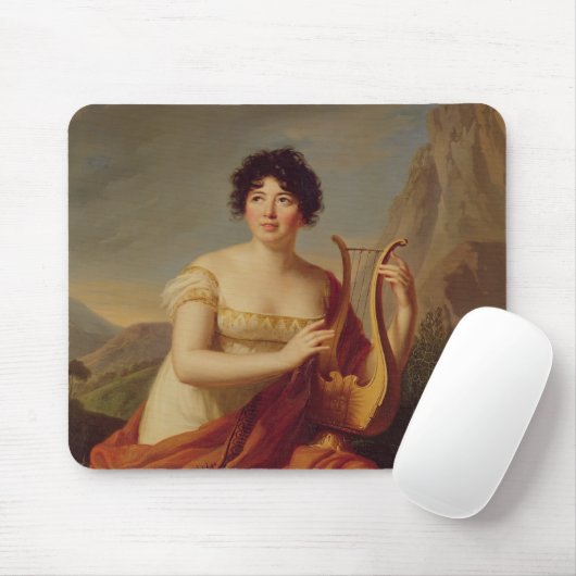 Madame de Stael als Corinne Mousepad (Mit Mouse)