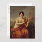 Madame de Stael als Corinne Postkarte (Vorne/Hinten)