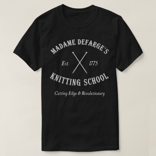 Madame Defarge Knitting School (2) T-Shirt (Design vorne)