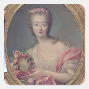Madame du Barry, 1770 Quadratischer Aufkleber