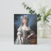Madame du Barry 1782 Postkarte (Stehend Vorderseite)