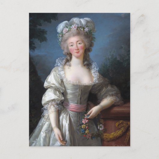 Madame du Barry 1782 Postkarte (Vorderseite)