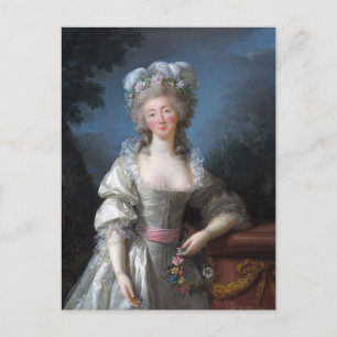 Madame du Barry 1782 von Elisabeth Brun Postkarte