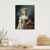 Madame du Barry - Élisabeth-Louise Brun Fine Art Poster (Küche)