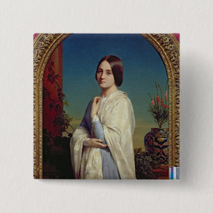 Madame Edouard Dubufe 1842 Button
