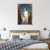 Madame Edouard Dubufe 1842 Leinwanddruck (Insitu (Schlafzimmer))