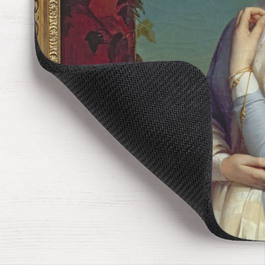 Madame Edouard Dubufe 1842 Mousepad (Ecke)
