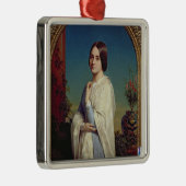 Madame Edouard Dubufe 1842 Ornament Aus Metall (Rechts)