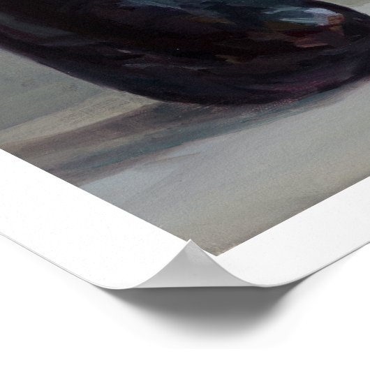 Madame Eggplant Poster (Ecke)