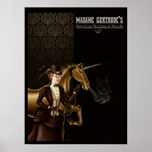 Madame Gertrudes Einhorn Poster
