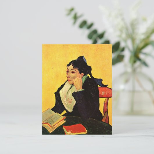 Madame Ginoux mit Büchern von Vincent van Gogh (Stehend Vorderseite)