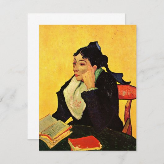Madame Ginoux mit Büchern von Vincent van Gogh (Vorne/Hinten)