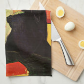 Madame Ginoux mit Büchern von Vincent van Gogh Geschirrtuch (Viertel Falte)