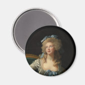Madame Grand Elisabeth Le Brun 18. Jahrhundert Magnet (Vorderseite/Rückseite)