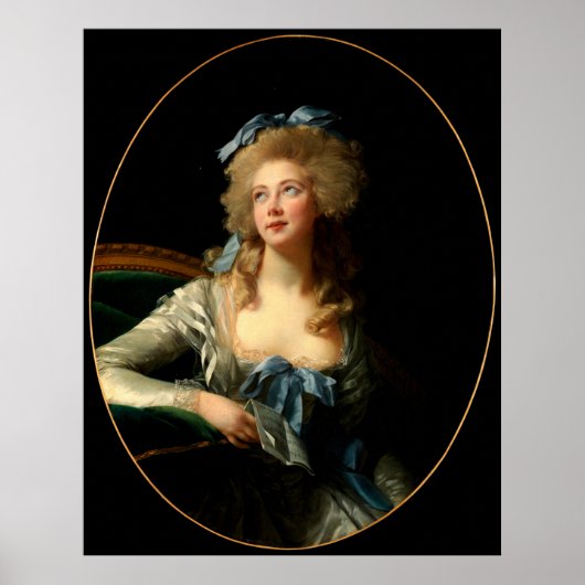 Madame Grand von Elisabeth Louise Vigée Le Brun Poster (Vorne)