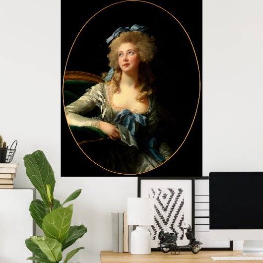 Madame Grand von Elisabeth Louise Vigée Le Brun Poster (Heimbüro)