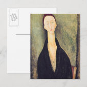 Madame Hanka Zborowska, 1918 Postkarte (Vorne/Hinten)
