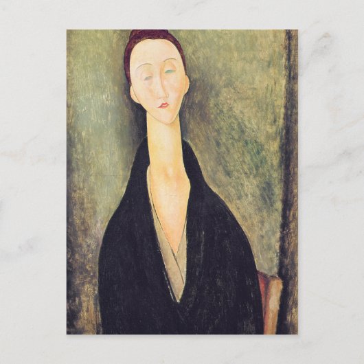 Madame Hanka Zborowska, 1918 Postkarte (Vorderseite)