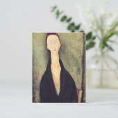 Madame Hanka Zborowska, 1918 Postkarte (Stehend Vorderseite)